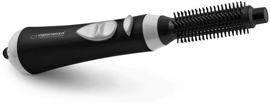 Rotating hair brush for hair Esperanza Nefertiti EBL001K (400W, juodos spalvos)