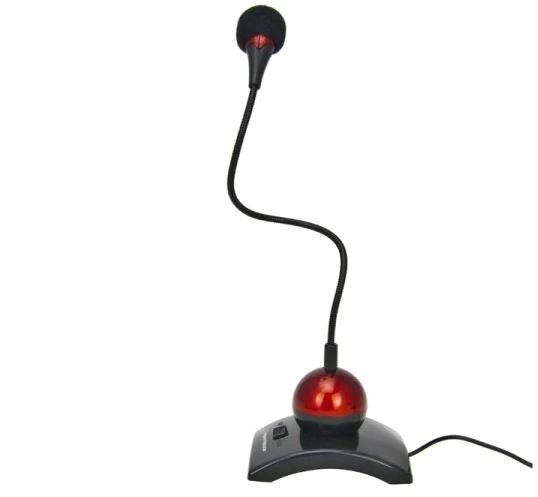 Esperanza EH130 microphone PC microphone Juodas,Raudona