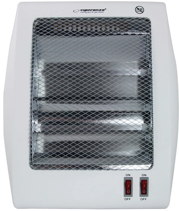 Esperanza EHH010 Electric quartz heater 400W/800W Baltas
