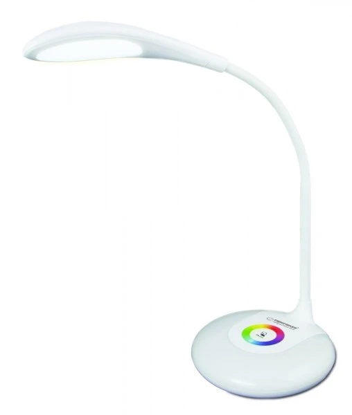 Stalo Lempa - Esperanza ELD102 3W LED Jutiklinis Valdymas Lankstus Rankos Baltas