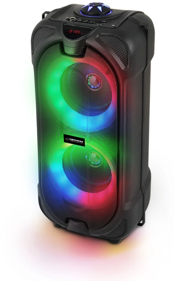 Bluetooth Garsiakalbis - Esperanza EP157 10W FM LED RGB Juodas