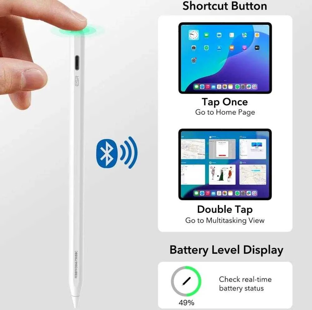 ESR Geo Digital Stylus - Baltas