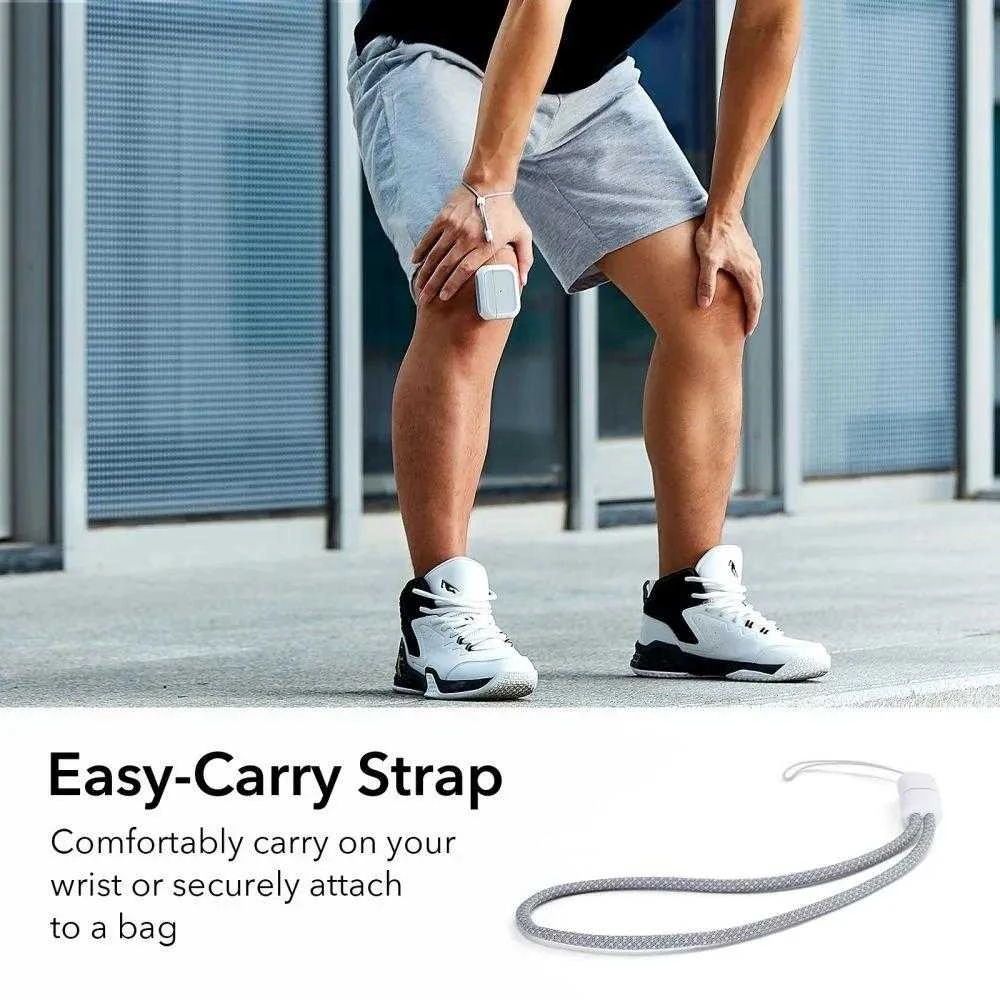 Dėklas ESR Orbit Hybrid, skirtas AirPods Pro, Magsafe (baltas)