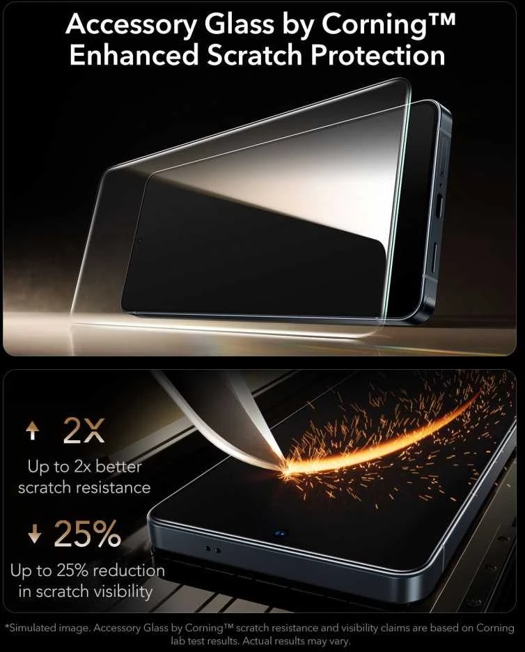 ESR UltraFit Armorite Pro Apsauginis stiklas Samsung Galaxy S26 Ultra skaidrus
