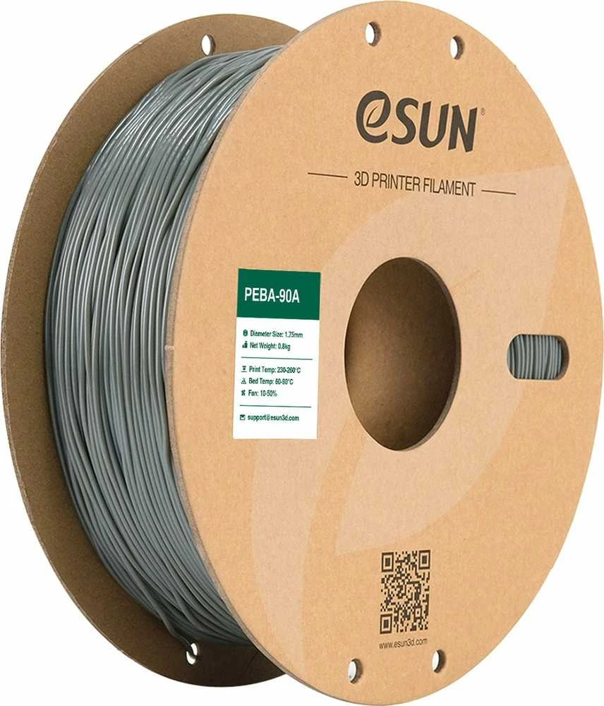 eSun PEBA-90A 3D spausdinimo siūlas ant ritės