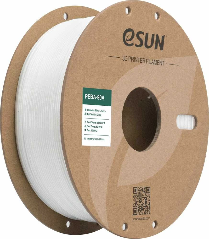 eSun PEBA-90A 3D siūlas ant kartoninės ritės