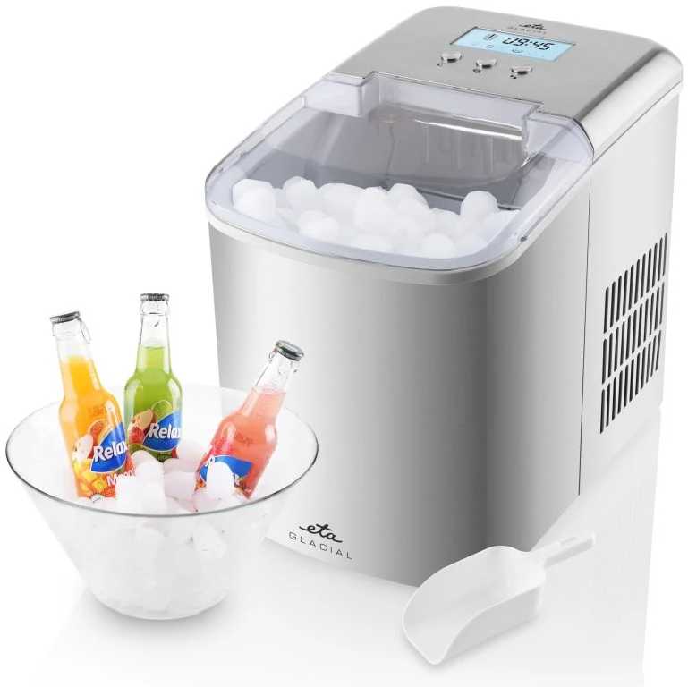 Virtuvinės svarstyklės ETA | Ice Maker | ETA878490000 | Power 120 W | Capacity 2.1 L | Stainless Steel
