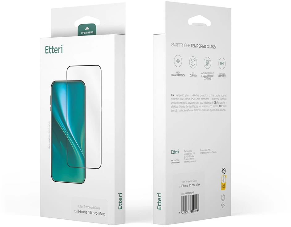 Etteri 9D grūdintas stiklas Samsung Galaxy S25 Edge