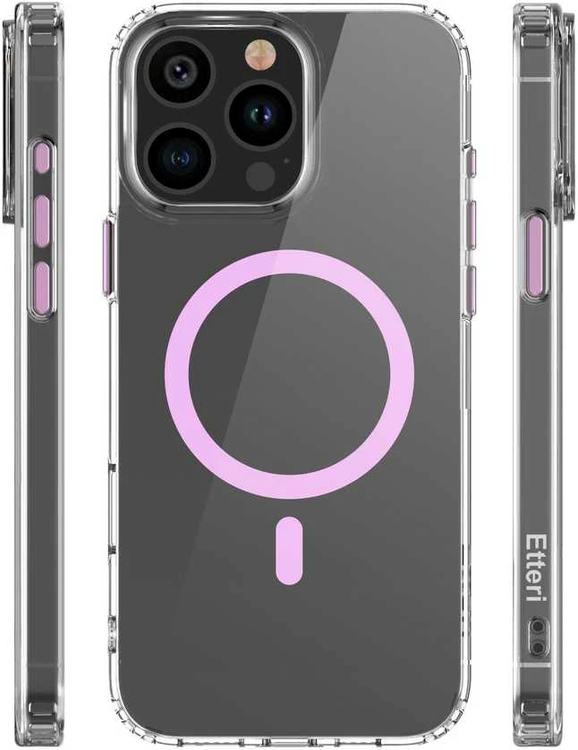 Etteri Color Mag Apple iPhone 12 / 12 Pro 6,1" dėklas telefonui rožinės spalvos
