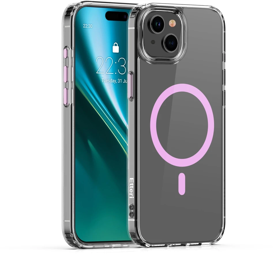 Etteri Color Mag dėklas, skirtas iPhone 14 6,1" rožinis