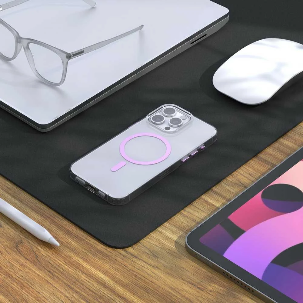 Etteri Color Mag Apple iPhone 15 Pro Max 6,7" dėklas telefonui rožinės spalvos