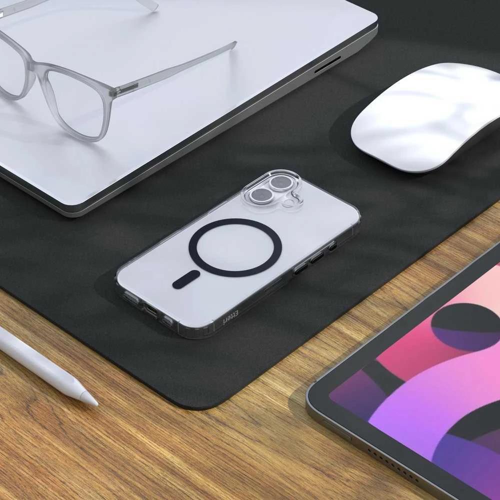 Etteri Color Mag Apple iPhone 16 Plus 6,7" dėklas telefonui juodos spalvos