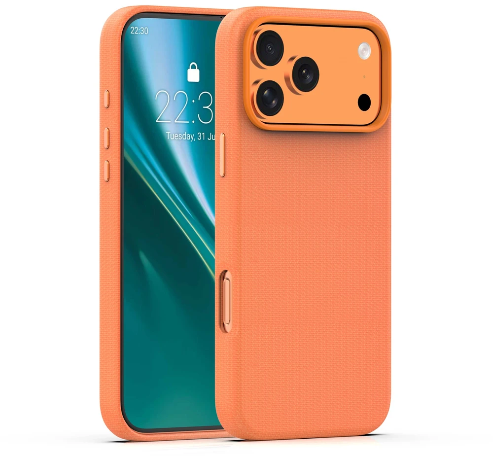 Etteri Elegant Mag dėklas, skirtas iPhone 17 Pro Max 6,9" oranžinis