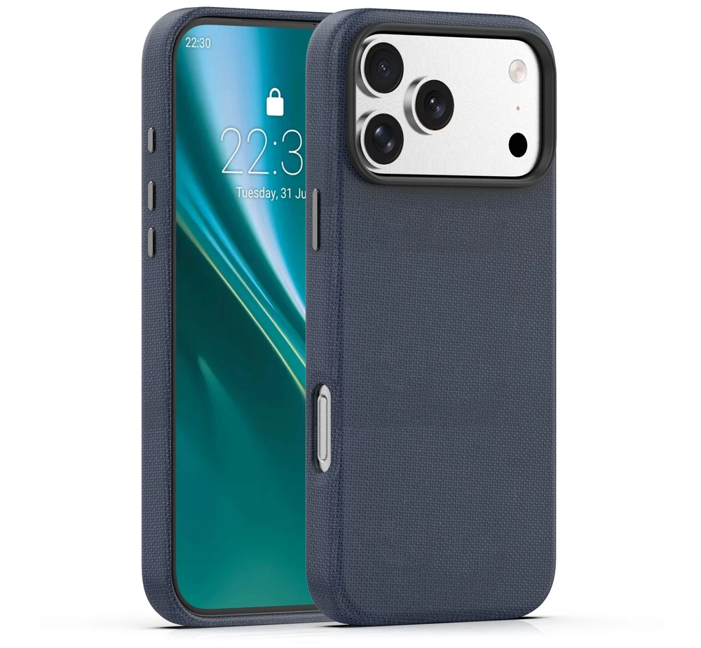 Etteri Elegant Mag dėklas, skirtas iPhone 17 Pro / 18 Pro, juodas