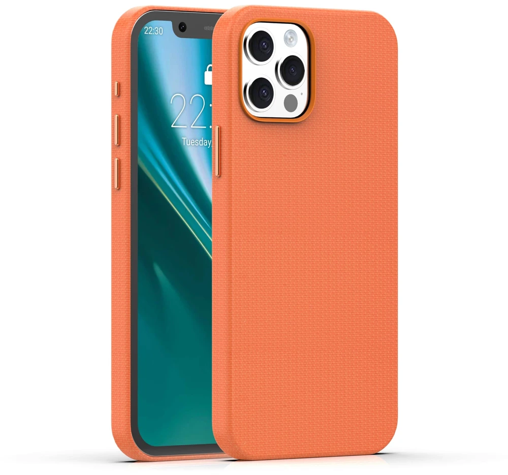 Etteri Elegant Mag dėklas, skirtas iPhone 12 / 12 Pro 6,1” oranžinis
