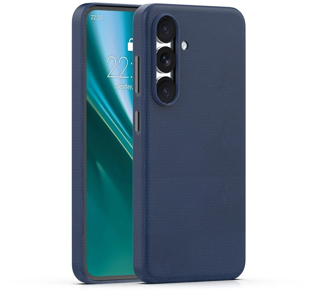 Etteri Elegant Mag dėklas, skirtas Samsung Galaxy S25, tamsiai mėlynas