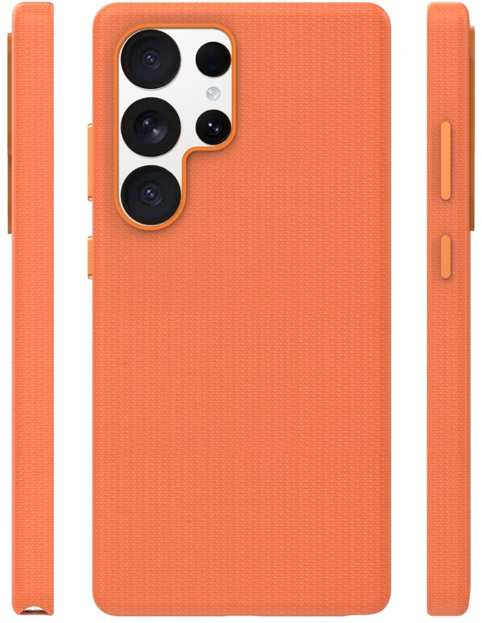 Etteri Elegant Mag dėklas, skirtas Samsung Galaxy S25 Ultra, oranžinis