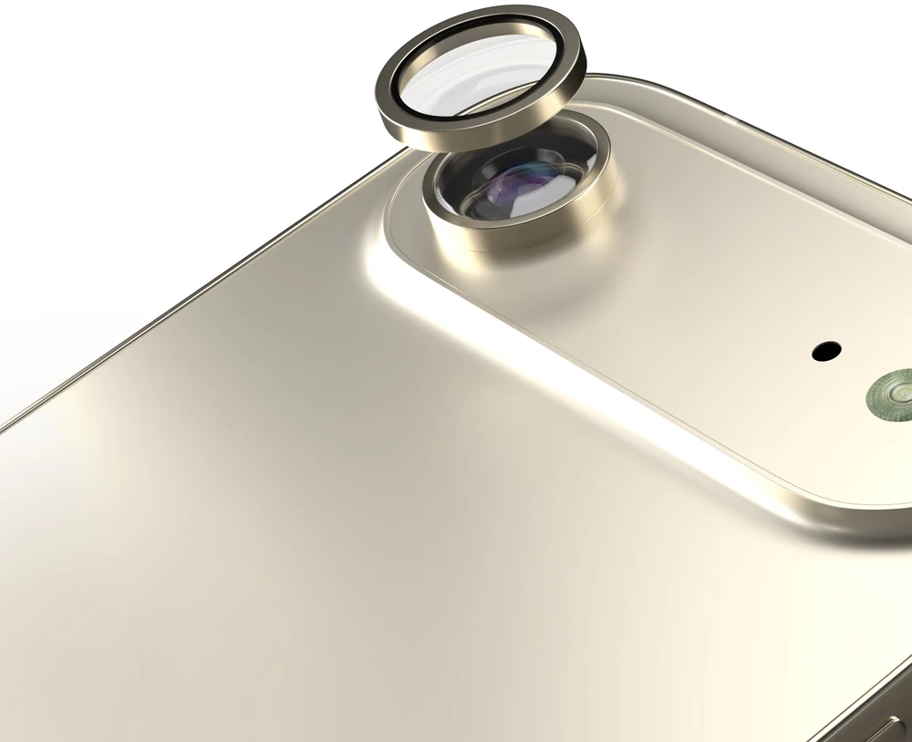 Forcell Etteri fotoaparato objektyvo apsauga, skirta iPhone 17 Air, auksinė