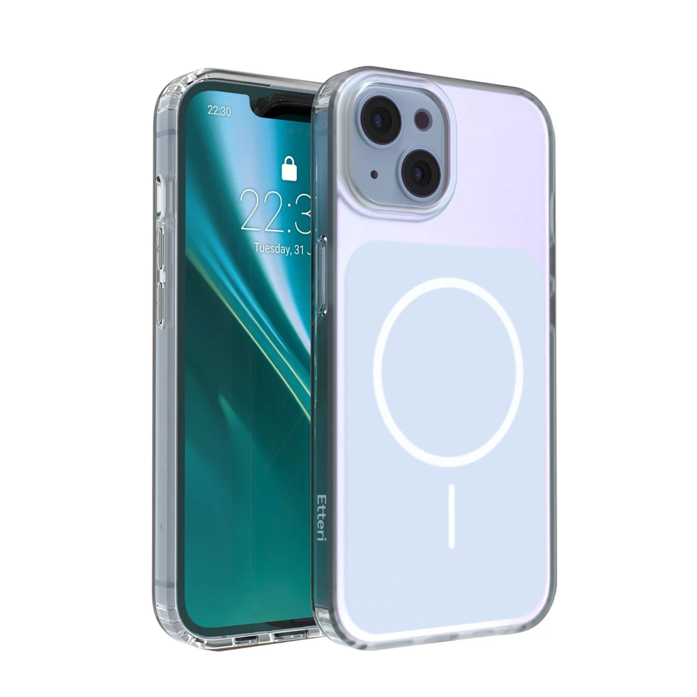 Etteri Hidden Pearl dėklas iPhone 13 6,1" šviesiai mėlynas