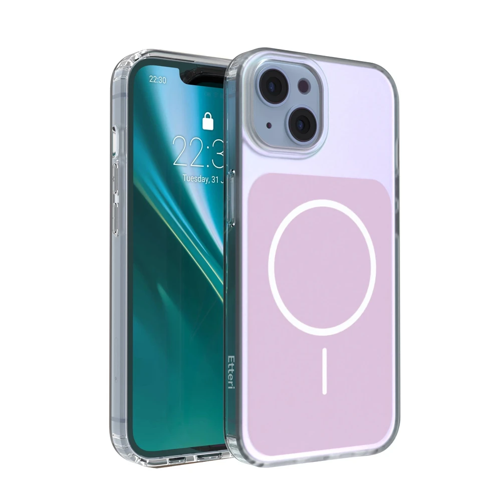 Etteri Hidden Pearl dėklas iPhone 13 6,1" rožinis