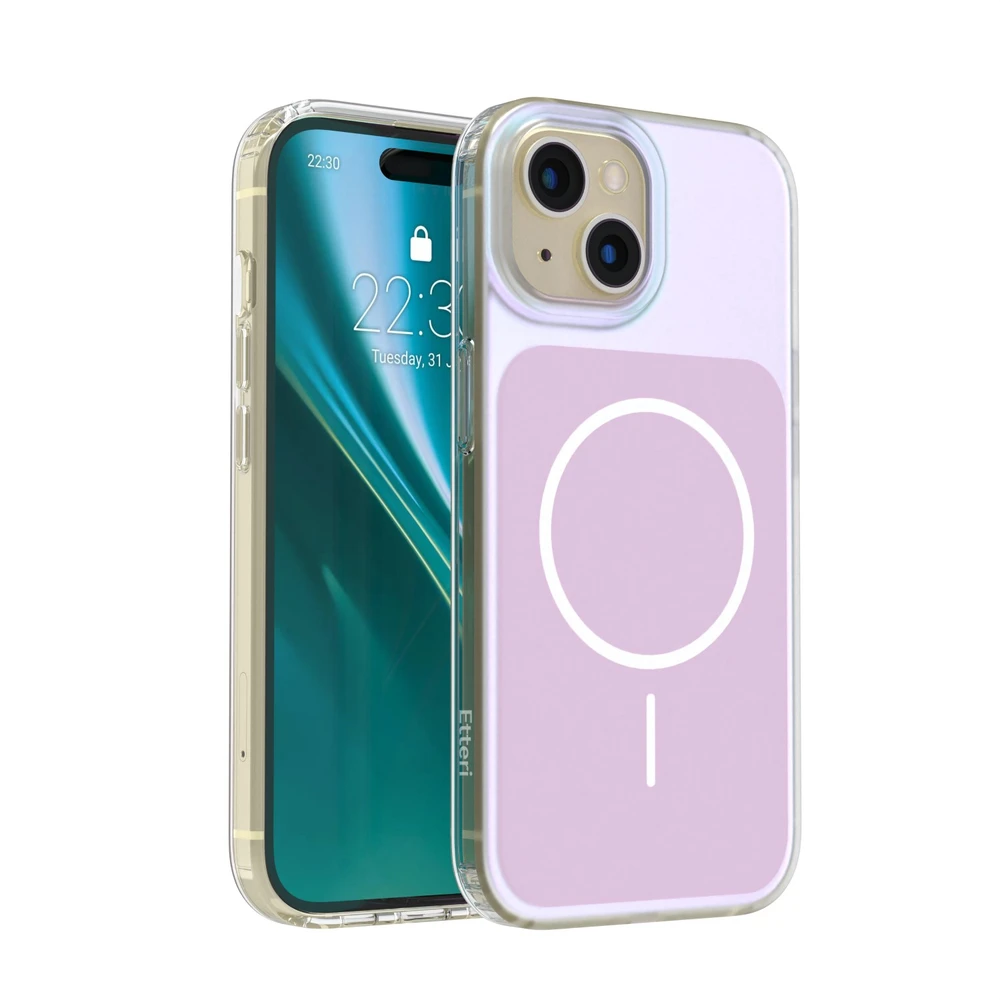 Etteri Hidden Pearl dėklas iPhone 15 6,1" rožinis
