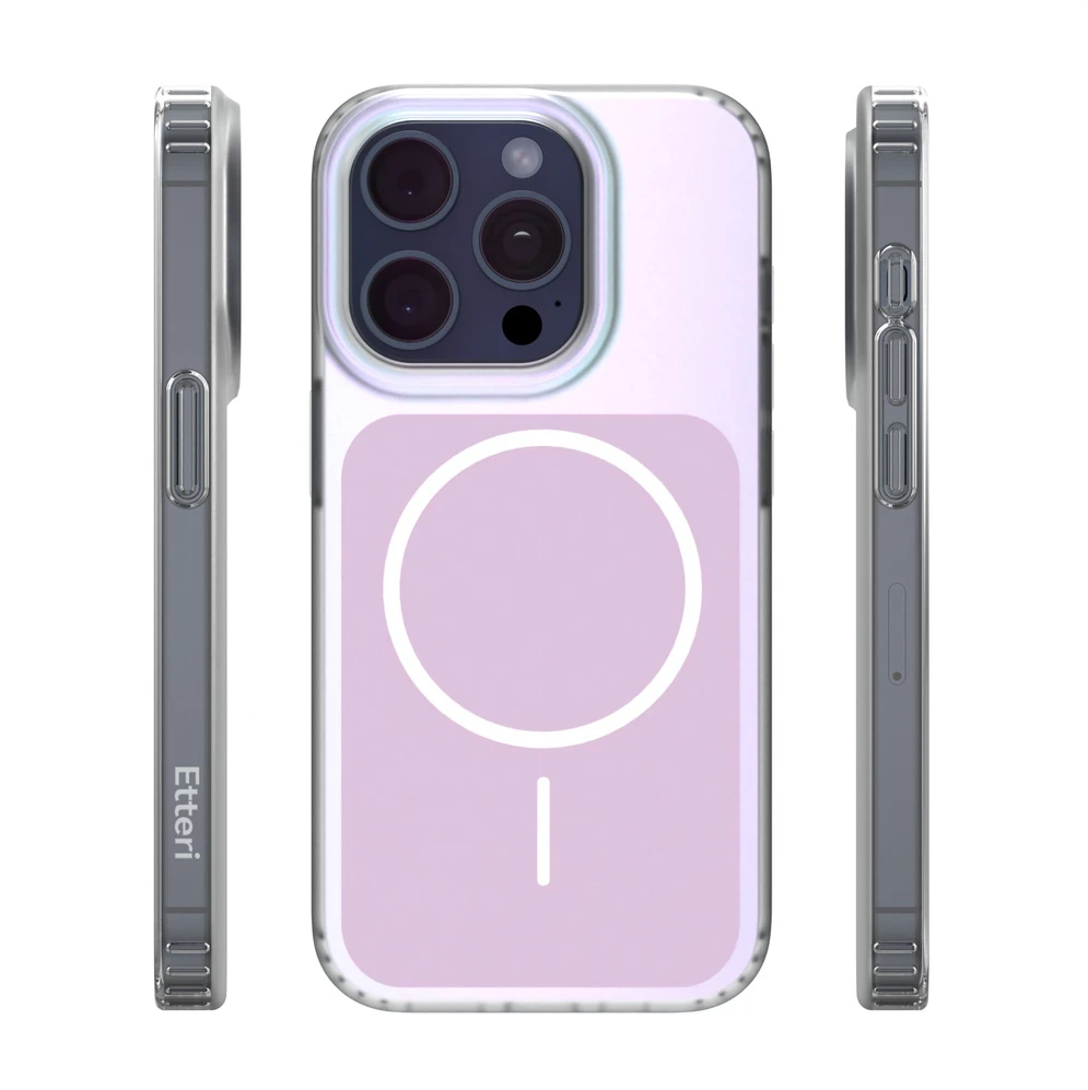 Etteri Hidden Pearl dėklas iPhone 15 Pro 6,1" rožinis
