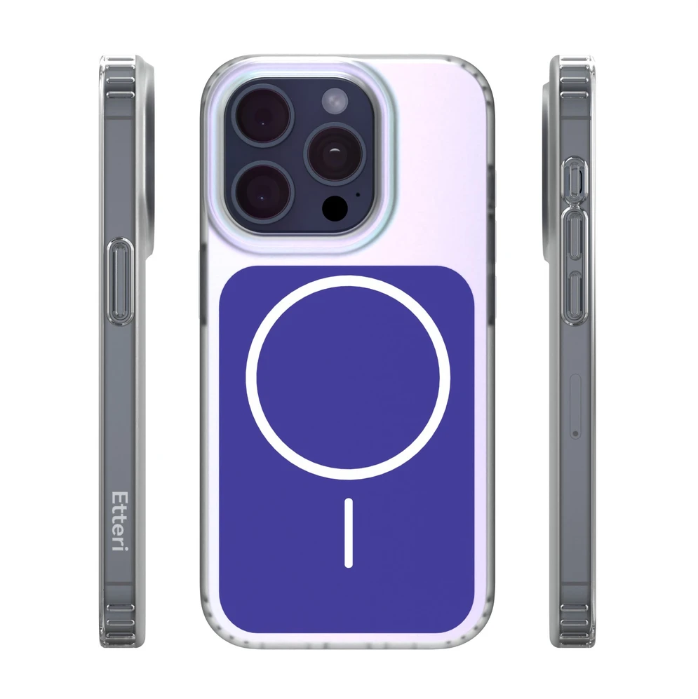 Etteri Hidden Pearl dėklas iPhone 15 Pro 6,1" tamsiai mėlynas