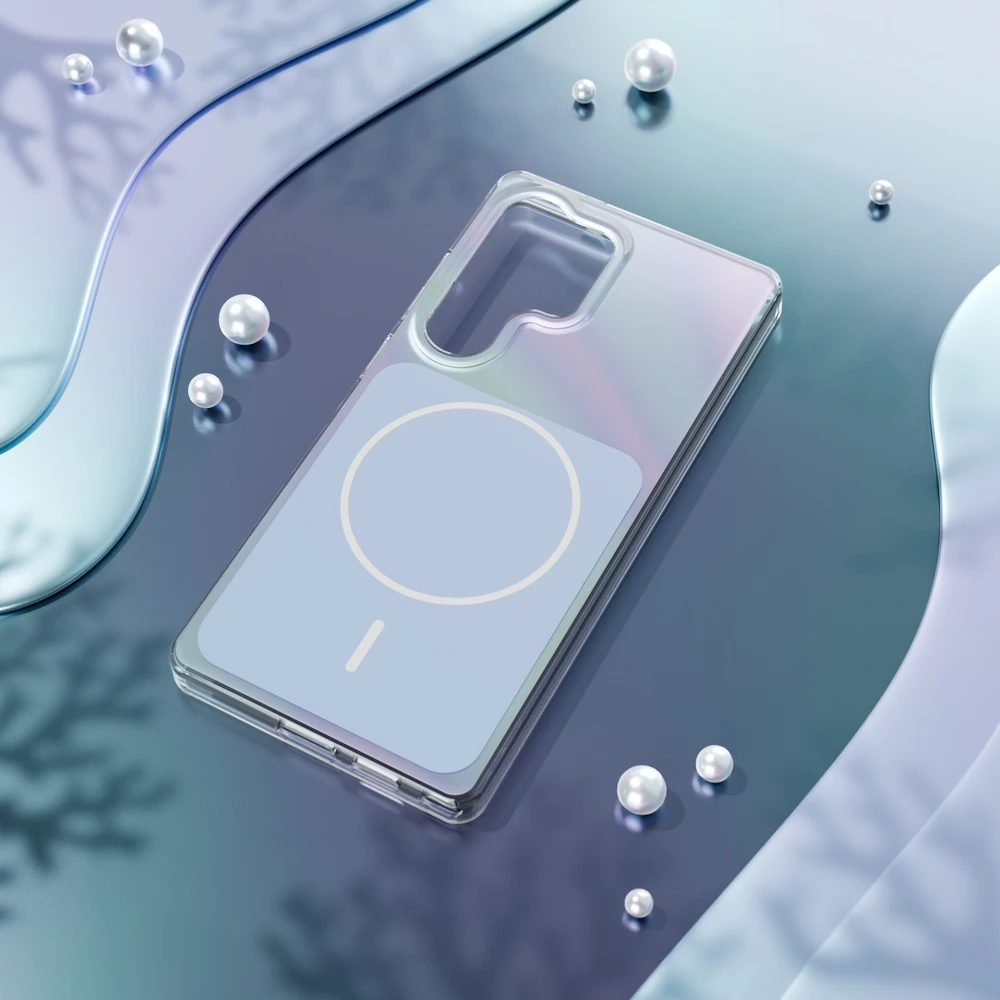 Etteri Hidden Pearl dėklas Samsung Galaxy S25 Ultra šviesiai mėlynas
