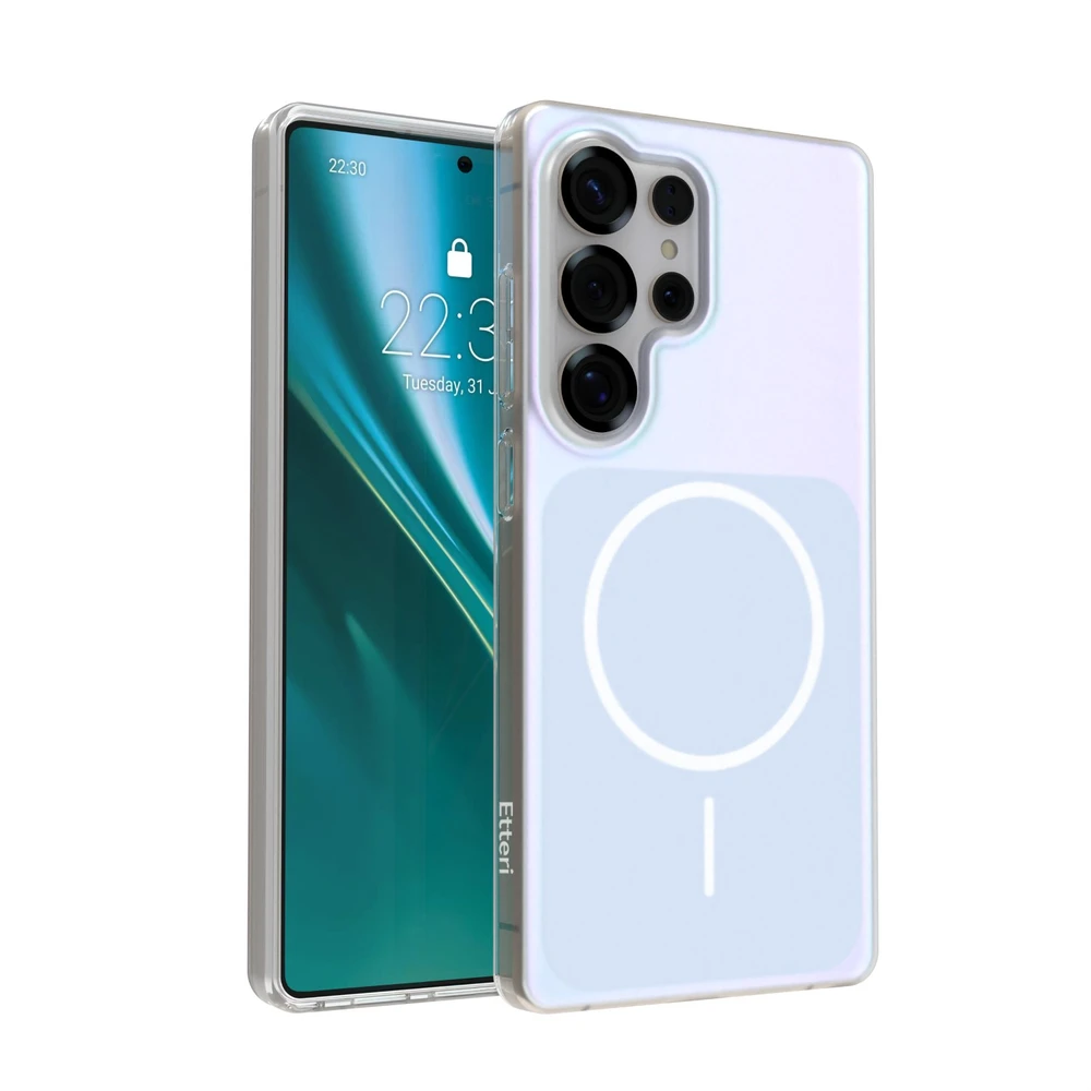 Etteri Hidden Pearl dėklas Samsung Galaxy S25 Ultra šviesiai mėlynas