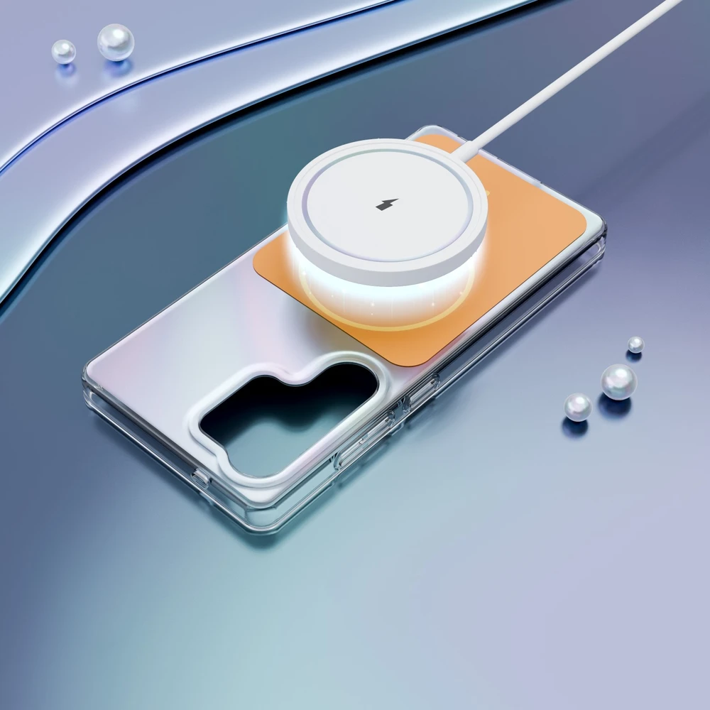 Etteri Hidden Pearl dėklas Samsung Galaxy S26 Ultra oranžinis