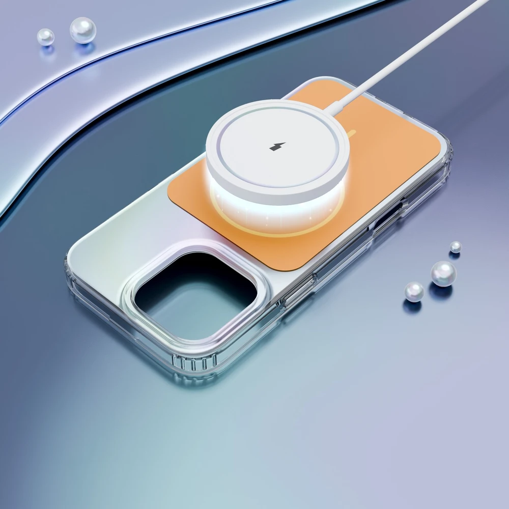 Etteri Hidden Pearl dėklas, skirtas iPhone 16 Pro Max 6,9" oranžinis