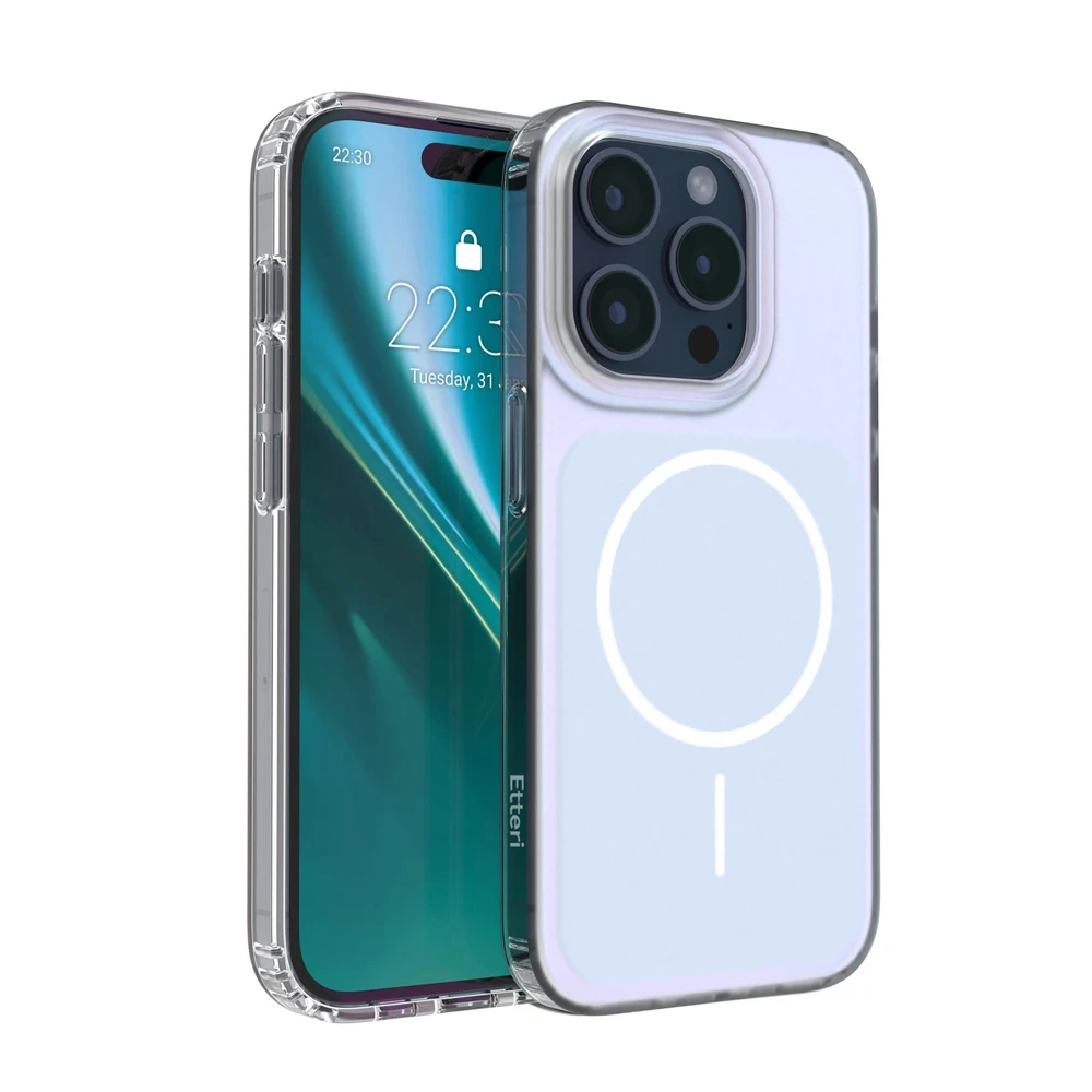 Etteri Hidden Pearl dėklas, skirtas iPhone 15 Pro 6,1" šviesiai mėlynas