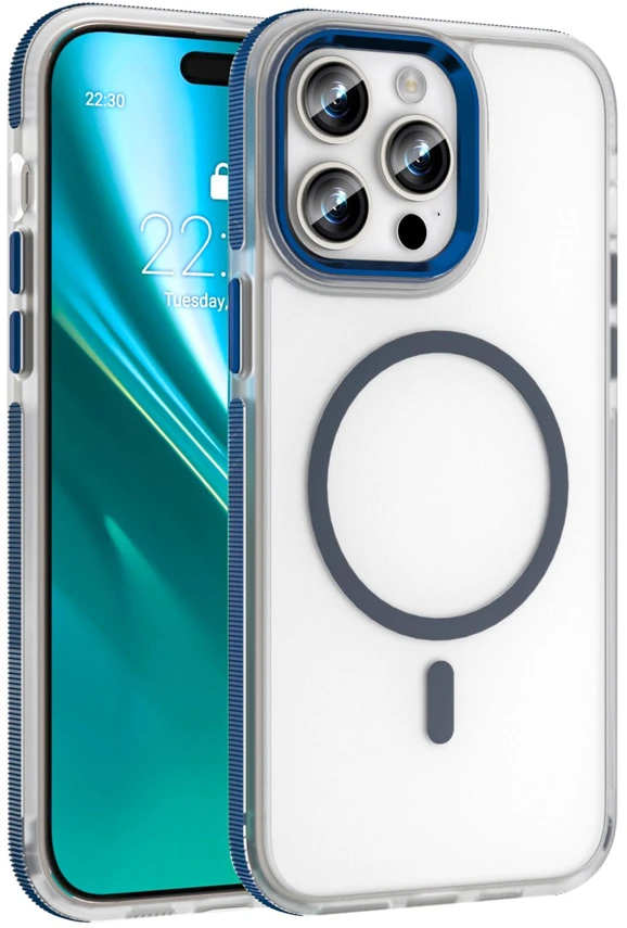 Etteri Icy Mag dėklas, skirtas iPhone 14 Pro 6,1" mėlynas