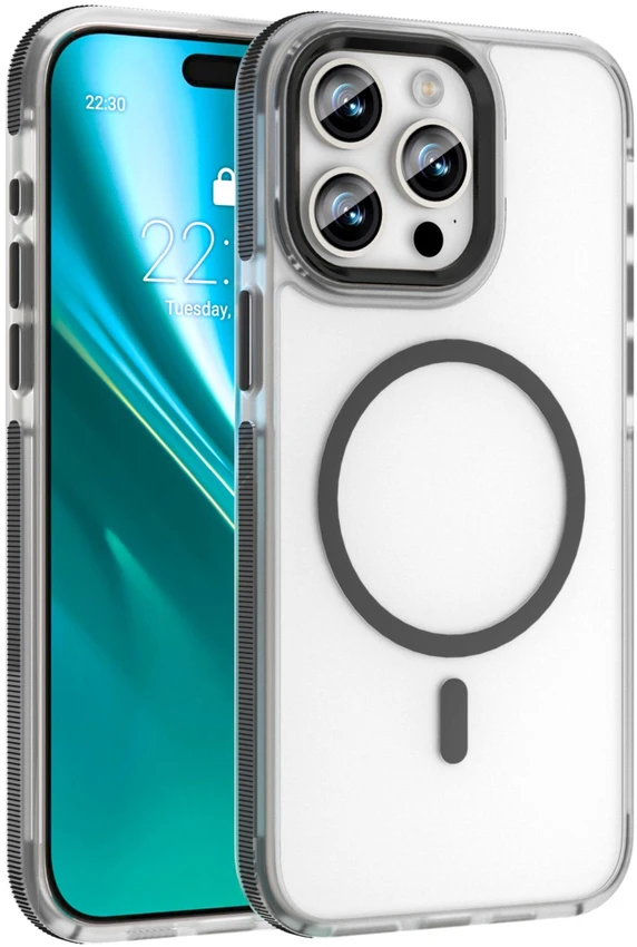 Etteri Icy Mag dėklas, skirtas iPhone 15 Pro 6,1" juodas