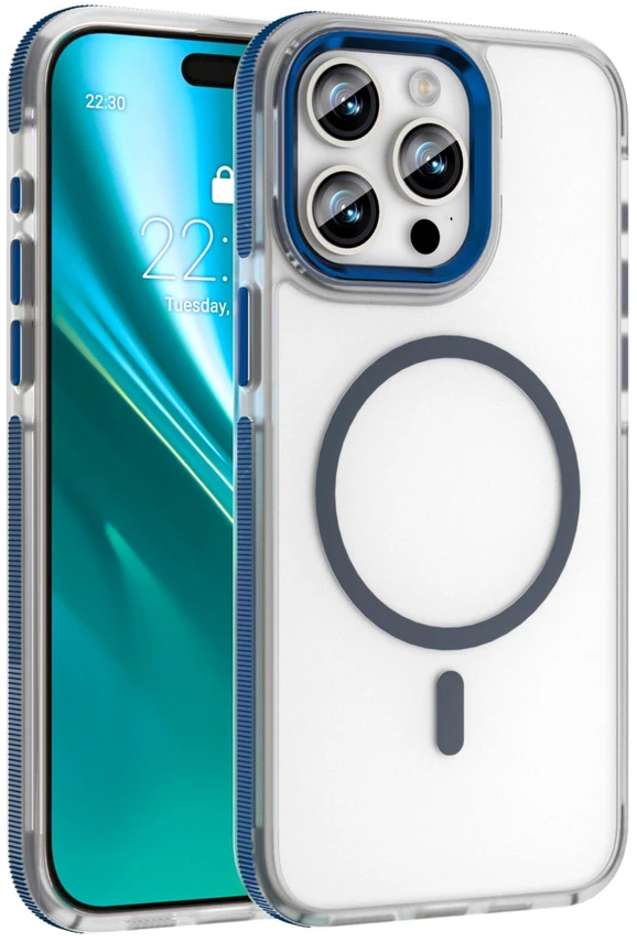 Etteri Icy Mag dėklas, skirtas iPhone 15 Pro 6,1" mėlynas