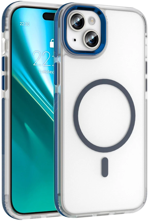Etteri Icy Mag dėklas, skirtas iPhone 15 6,1" mėlynas