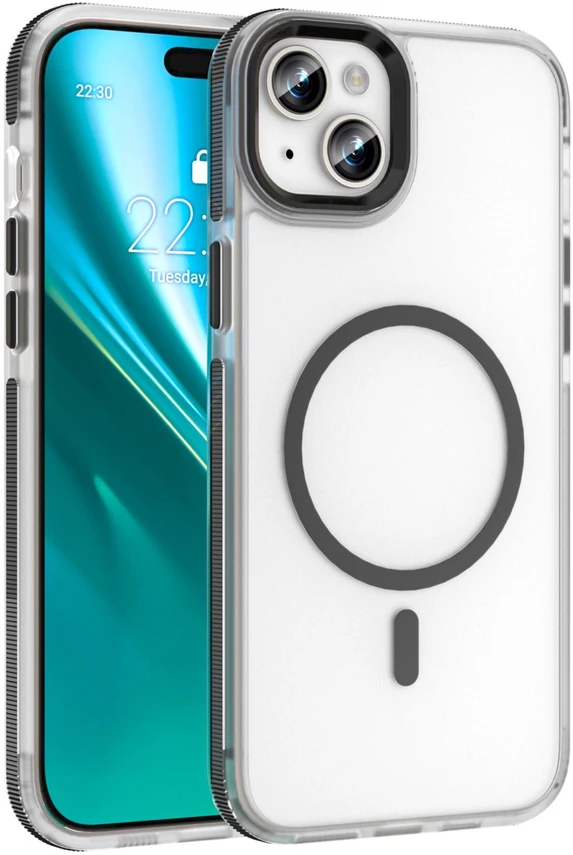 Etteri Icy Mag dėklas, skirtas iPhone 15 6,1" juodas