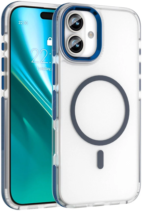 Etteri Icy Mag dėklas, skirtas iPhone 16 6,1" mėlynas