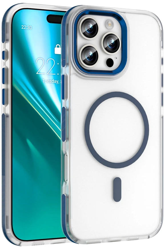 Etteri Icy Mag dėklas, skirtas iPhone 16 Pro 6,3" mėlynas