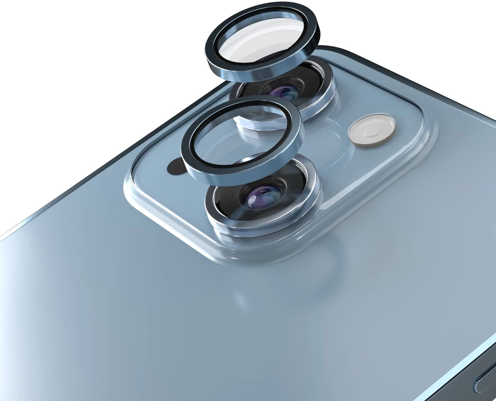 Forcell Etteri kameros objektyvo apsauga, skirta iPhone 14 / 14 Plus, mėlyna