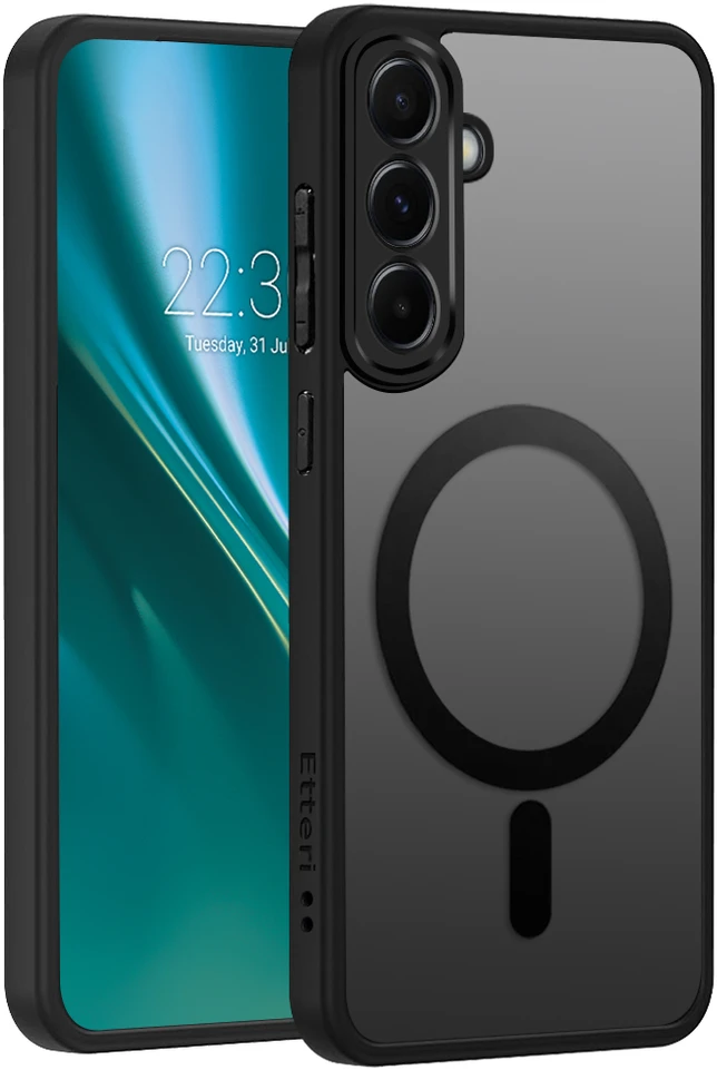 Etteri Matt Mag dėklas Samsung Galaxy A57 5G juodas