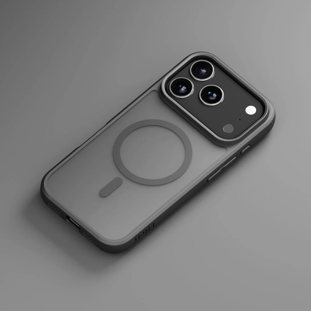 Etteri Matt Mag dėklas, skirtas iPhone 17 Pro Max / 18 Pro Max, juodas