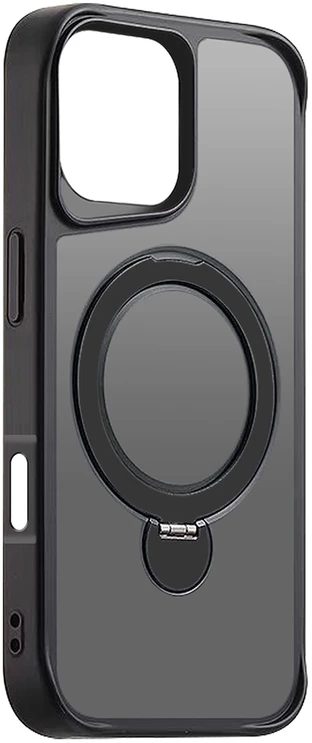Etteri Matt Mag Ring dėklas, skirtas iPhone 17 Air, juodas