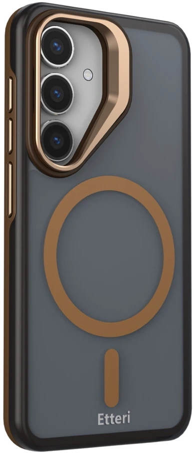 Etteri Morning Fog dėklas, skirtas Samsung Galaxy S25, rudas