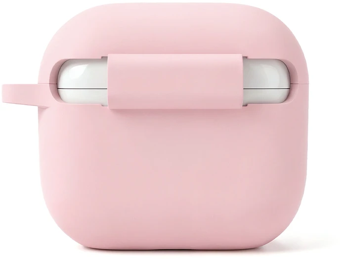 Etteri silikoninis dėklas AirPods 3 šviesiai rožinis