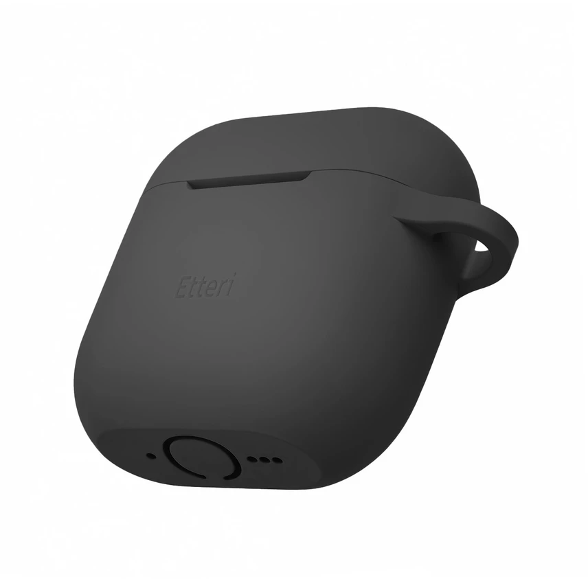 Etteri silikoninis dėklas AirPods 4 juodas