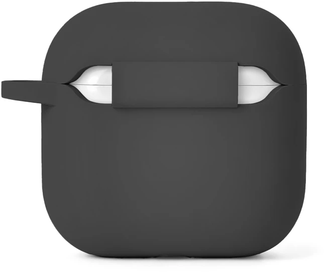 Etteri silikoninis dėklas AirPods 4 juodas