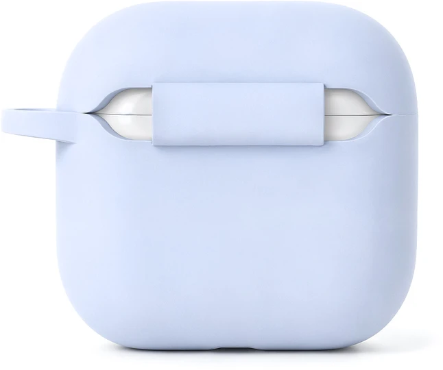 Etteri silikoninis dėklas AirPods 4 šviesiai mėlynas