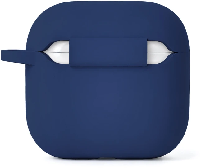 Etteri silikoninis dėklas AirPods 4 tamsiai mėlynas