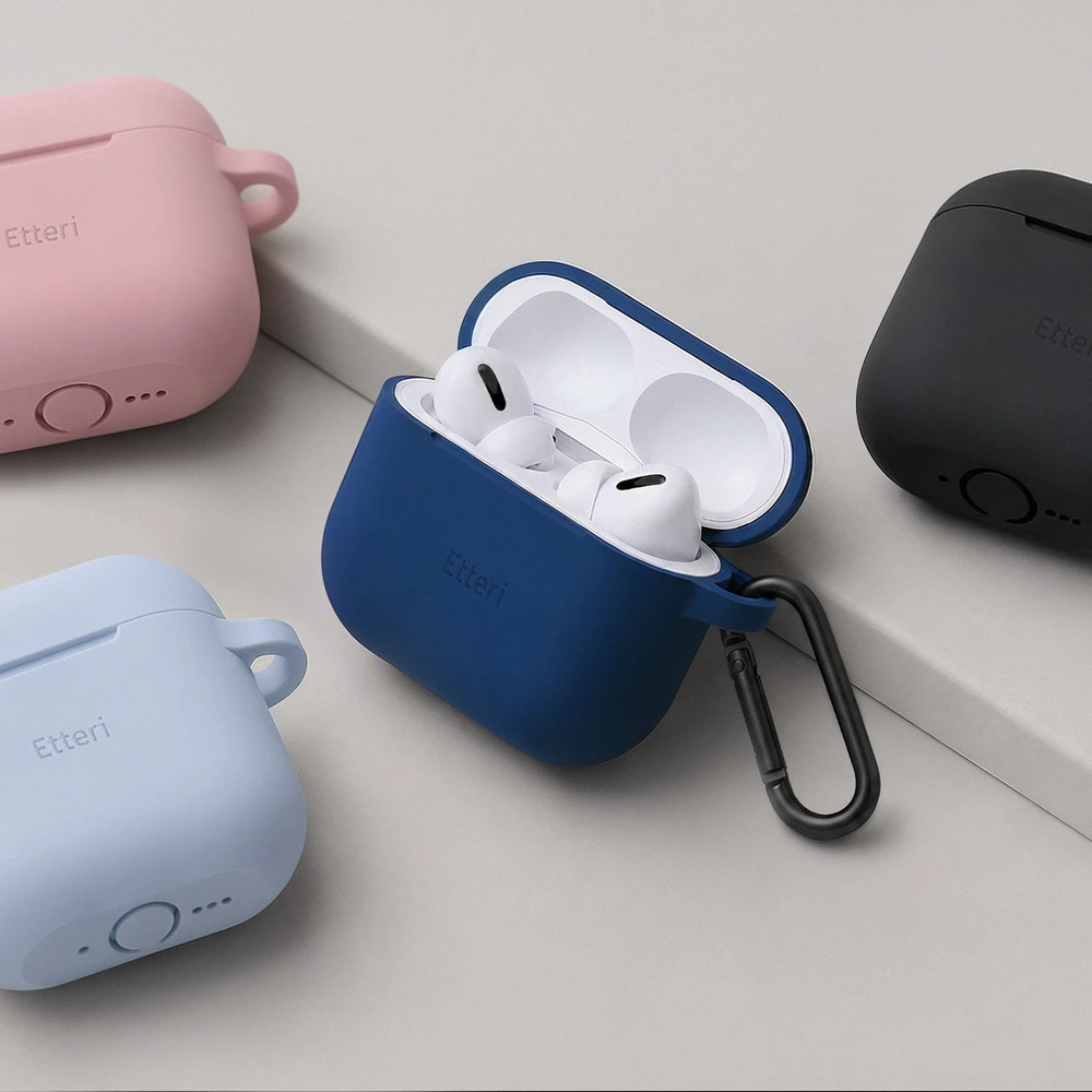 Etteri silikoninis dėklas AirPods Pro 3 juodas